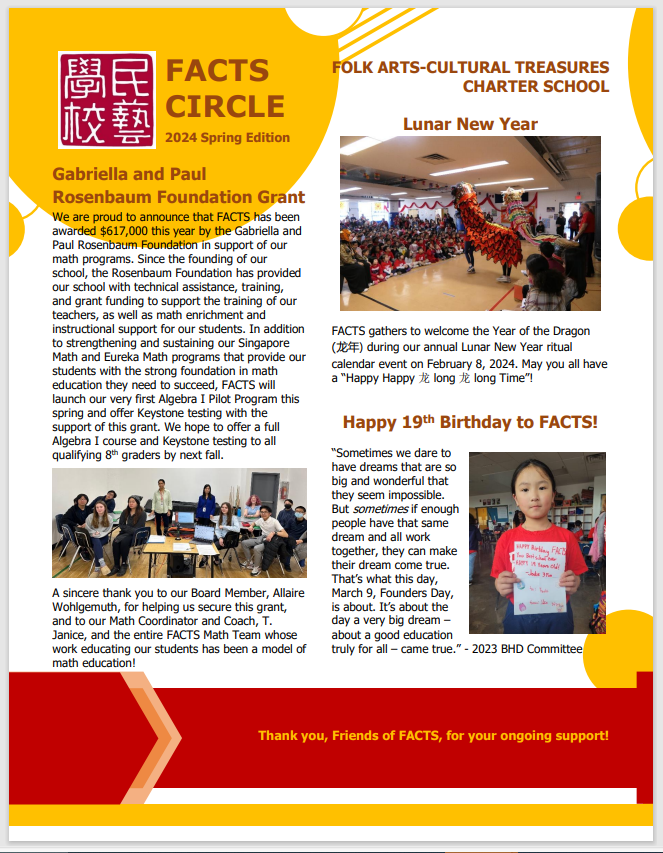 Facts Circle Folk Arts Cultural Treasures Charter School